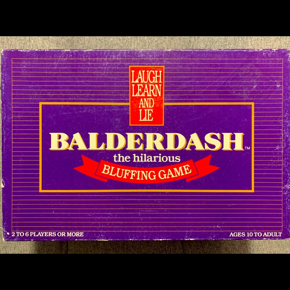Vintage 1985 | Balderdash Board game | 🇨🇦Canadian Made
